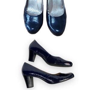 Marc Joseph New York Navy patent pumps size 9.5